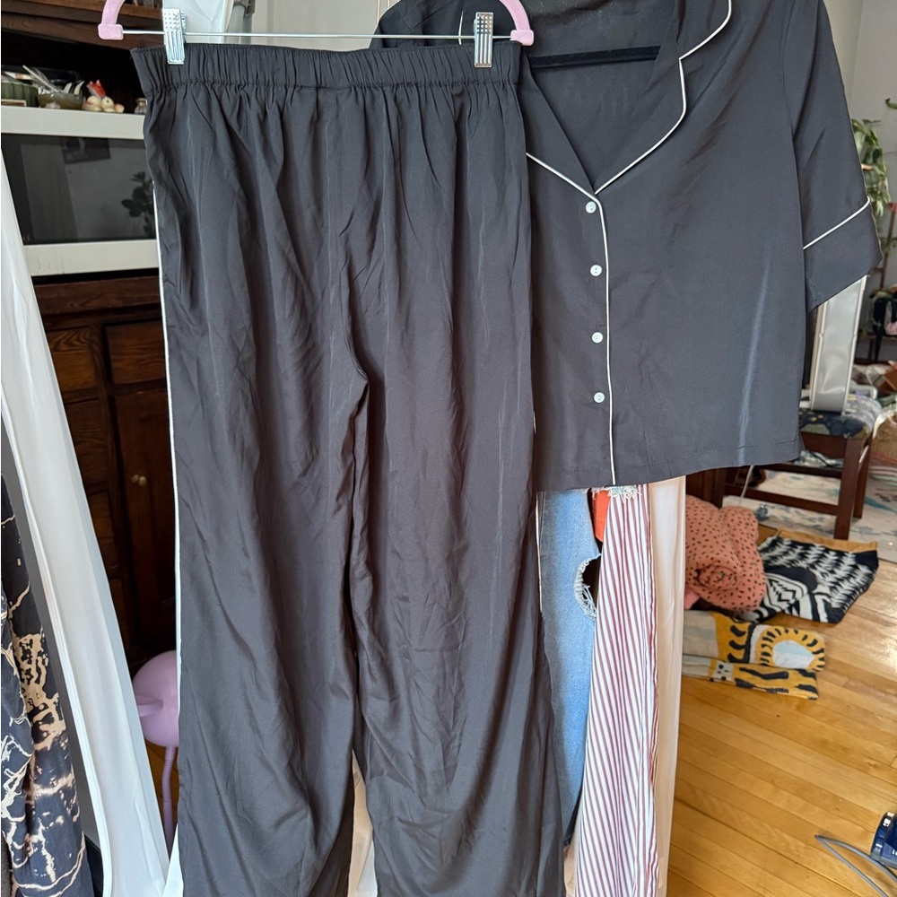 Women's Black Pajama Set